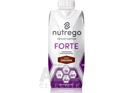 Nutrego FORTE s príchuťou čokoláda - 1x330 ml
