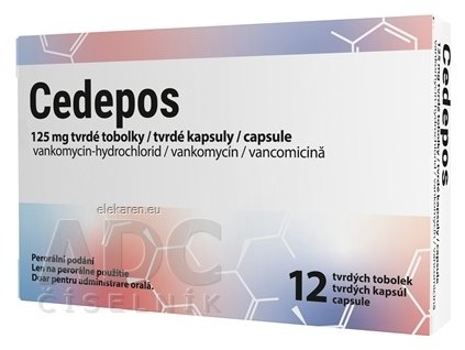 CEDEPOS 125MG CPS DUR 12