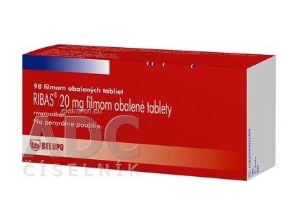 RIBAS 20MG TBL FLM 98