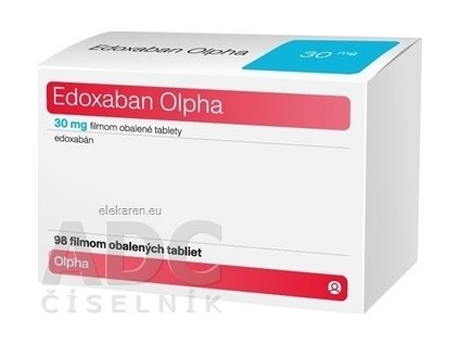 Edoxaban Olpha 30 mg - 1x98 ks