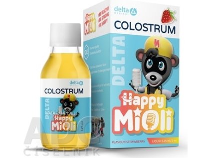 DELTA COLOSTRUM MiOli Jahoda - 1x125 ml