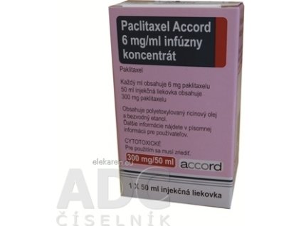 Paclitaxel Accord 6 mg/ml - 1x50 ml
