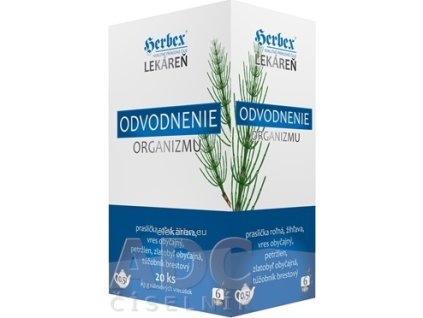 HERBEX Lekáreň ODVODNENIE organizmu - bylinná zmes, čaj 20x3 g (60 g)