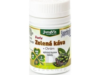 JutaVit Zelená káva Forte + Chróm - 1x60 ks