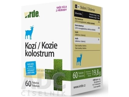 VIRDE Kozie kolostrum - 1x60 ks