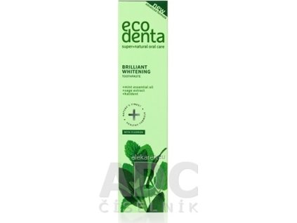 EcoDenta BRILLIANT WHITENING mint - 1x100 ml