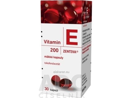 VITAMIN E 200-ZENTIVA - 1x30 ks