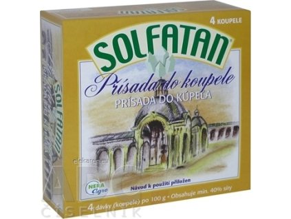 SOLFATAN - prísada do kúpeľa v prášku 4x100 g (400 g)