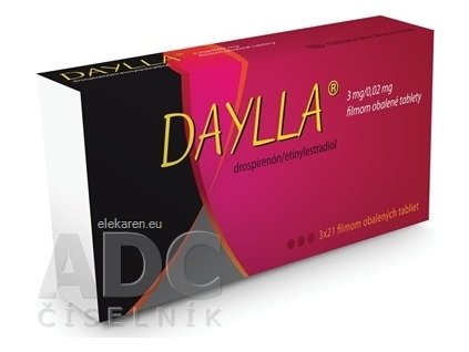 DAYLLA - tbl flm (blis.PVC/PE/PVDC/Al) 3x21 ks (63 ks)