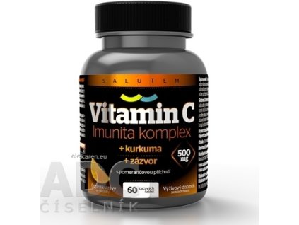 Vitamín C 500 mg Imunita komplex SALUTEM - 1x60 ks