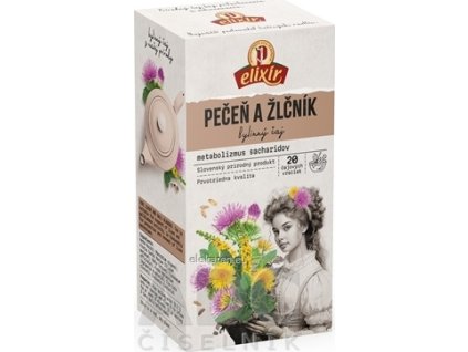AGROKARPATY PEČEŇ A ŽLČNÍK - bylinný čaj, čistý prírodný produkt, 20x2 g (40 g)
