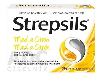 STREPSILS MED A CITRON PAS ORD 36