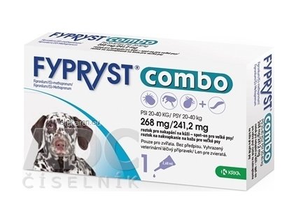 FYPRYST combo 268 mg/241,2 mg PSY 20-40 KG - 68 ml