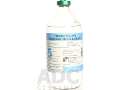 Glucose 5 % w/v Intravenous Infusion B.P. Bieffe - 1x500 ml