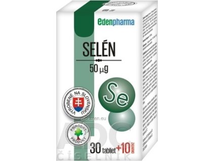 EDENPharma SELÉN 50 μg - tbl 30+10 zadarmo (40 ks)