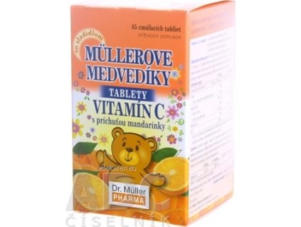 MÜLLEROVE medvedíky - VITAMÍN C - 1x45 ks