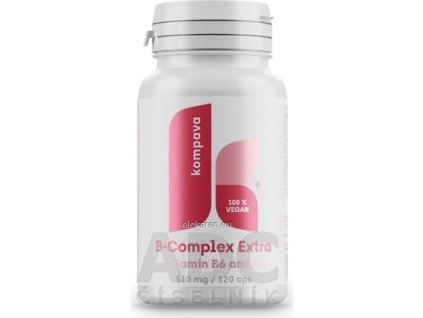 kompava B-complex Extra + B6, B12 - 1x120 ks