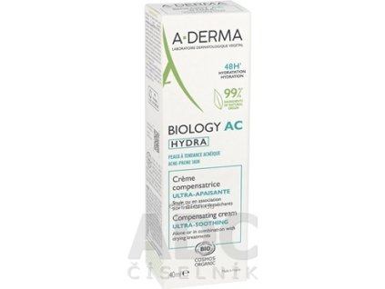 A-DERMA BIOLOGY AC HYDRA Kompenzačný krém - 1x40 ml