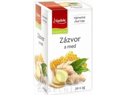 APOTHEKE PREMIER SELECTION ČAJ ZÁZVOR A MED - 20x2 g (40 g)
