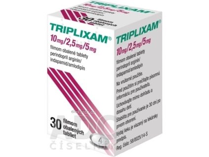 TRIPLIXAM 10 mg/2,5 mg/5 mg - 1x30 ks