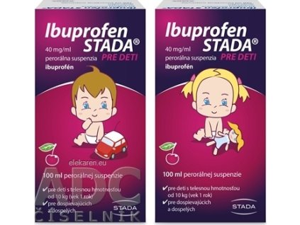 Ibuprofen STADA 40 mg/ml perorálna suspenzia - 1x100 ml