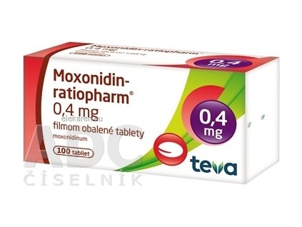 Moxonidin-ratiopharm 0,4 mg - 1x100 ks