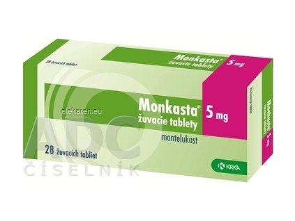 Monkasta 5 mg žuvacie tablety - 1x28 ks