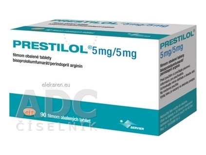 PRESTILOL 5MG/5MG TBL FLM 3X30 (90)
