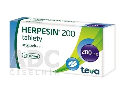 HERPESIN 200 - 1x25 ks