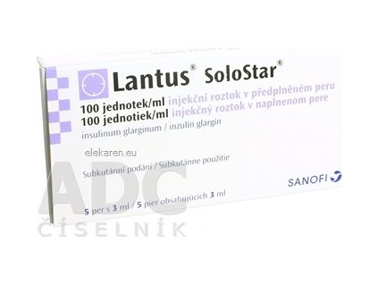 LANTUS SOL INJ 5X3ML SOLOSTAR