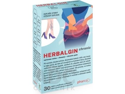 HERBALGIN chronic - 1x30 ks