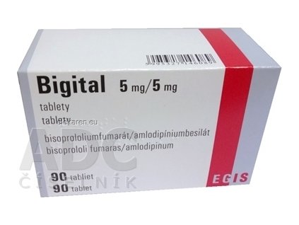 Bigital 5 mg/5 mg - 1x90 ks