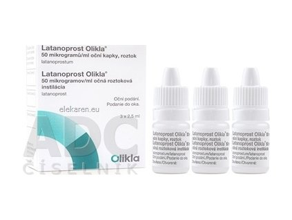 LATANOPROST OLIKLA 50MCG/ML 3X2,5ML