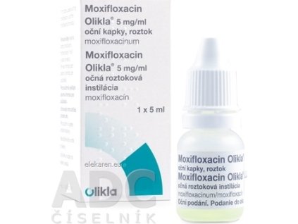 Moxifloxacin Olikla 5 mg/ml - 1x5 ml