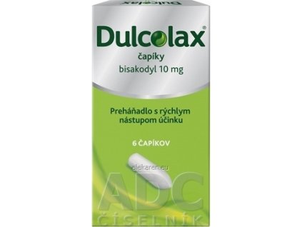 DulcoLax čapíky - 1x6 ks