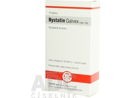 Nystatin Galvex supp. vag. - 1x15 ks