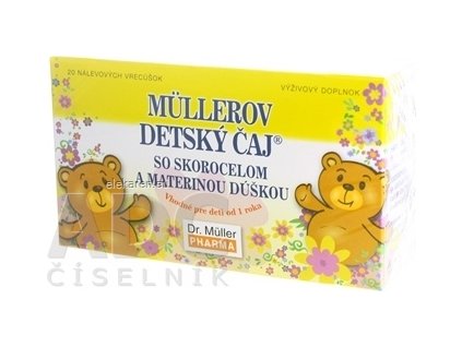 Müllerov DETSKÝ ČAJ - bylinný čaj 20x1,5 g (30 g)