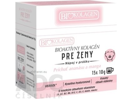 asp BIOAKTÍVNY KOLAGÉN PRE ŽENY - nápoj v prášku, vrecúška 15x10 g (150 g)