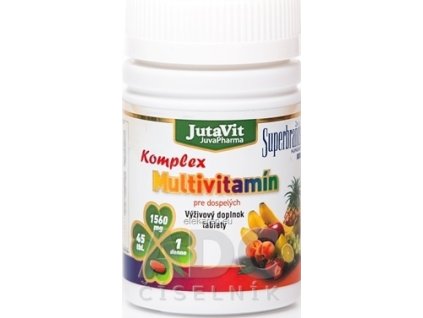 JutaVit Multivitamín Komplex pre dospelých - 1x45 ks