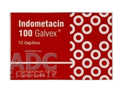 Indometacin 100 GALVEX - 1x10 ks