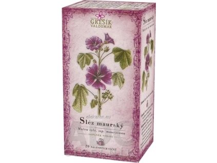 GREŠÍK SLEZ MAURSKÝ - bylinný čaj v nálevových vreckách 20x1 g (20 g)