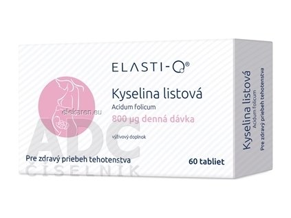 Elasti-Q KYSELINA LISTOVÁ 800 μg - 1x60 ks