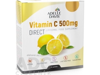 Adelle Davis Vitamin C 500 mg DIRECT - 1x30 ks