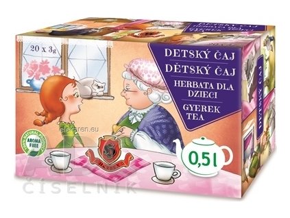 HERBEX DETSKÝ ČAJ rozprávkový - bylinný čaj 20x3 g (60 g)