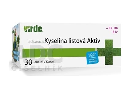 VIRDE KYSELINA LISTOVÁ AKTIV - 1x30 ks