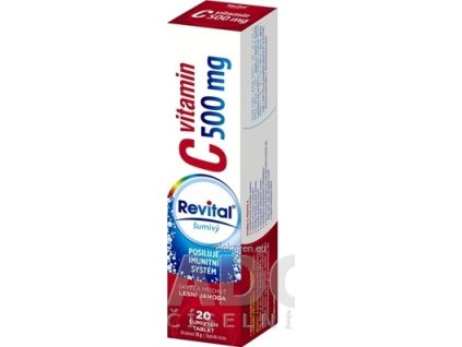 Revital vitamín C 500 mg šumivý - 1x20 ks