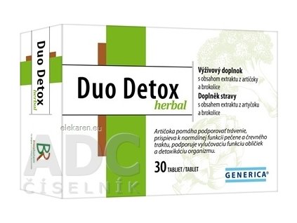 GENERICA Duo Detox herbal - 1x30 ks