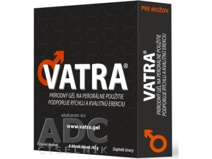 VATRA pre mužov - gél na perorálne použitie 6x7 g (42 g)