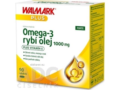 WALMARK Omega-3 rybí olej FORTE - 1x90 ks