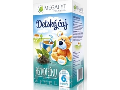 MEGAFYT Detský čaj BEZ KOFEÍNU - čierny čaj (od ukonč. 6. mesiaca), 20x1,75 g (35 g)